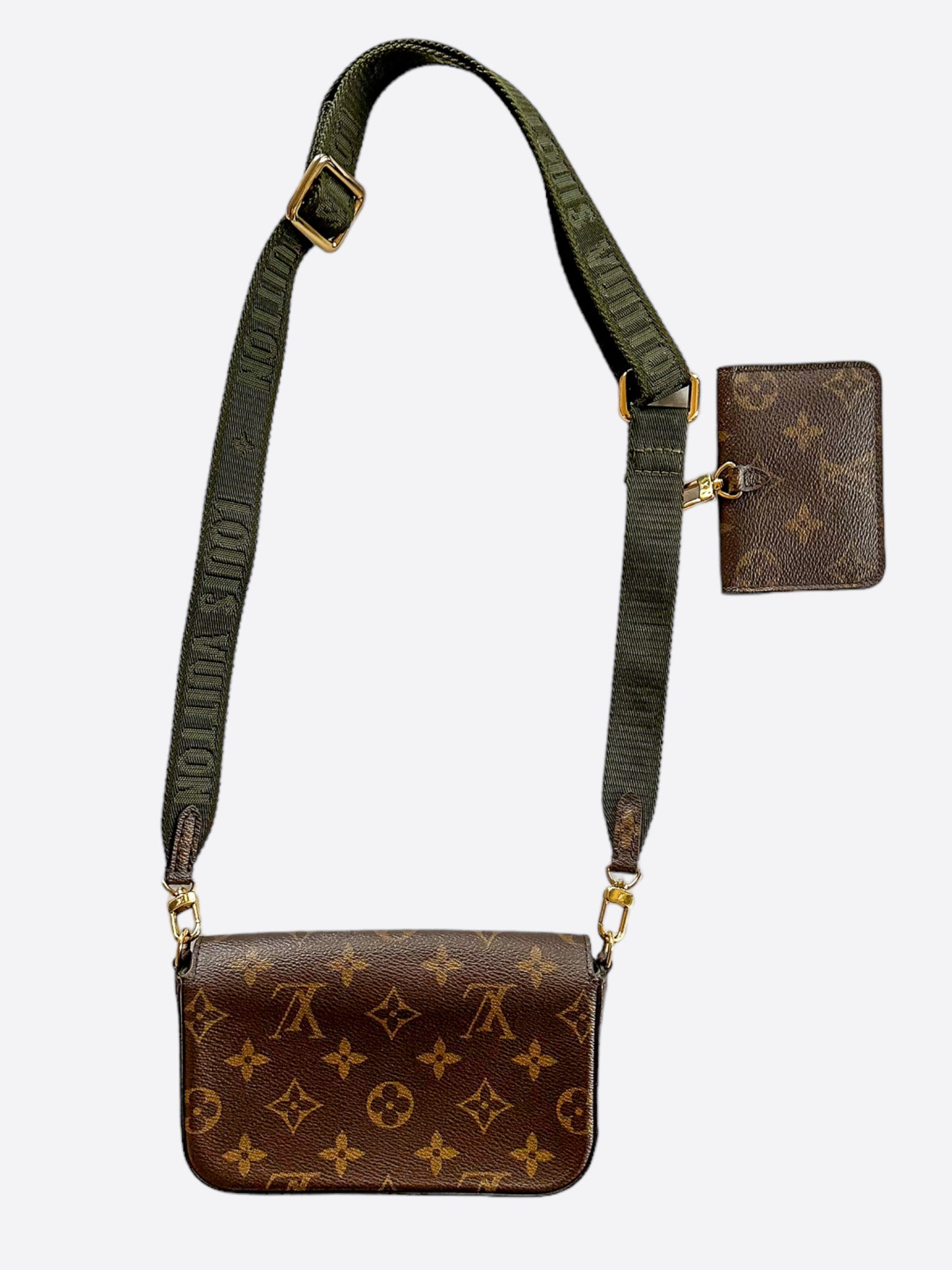 Louis Vuitton Brown Monogram Felicie Strap & Go