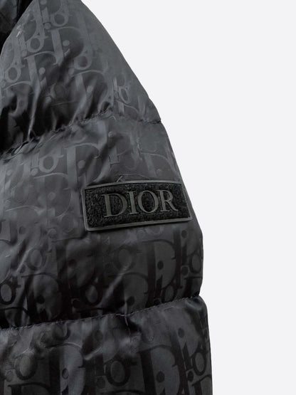 Dior Black Oblique Puffer Jacket