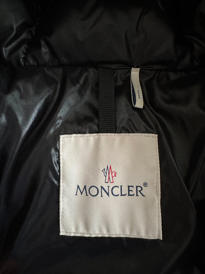 Moncler Black Montcla Repeat Logo Puffer Jacket