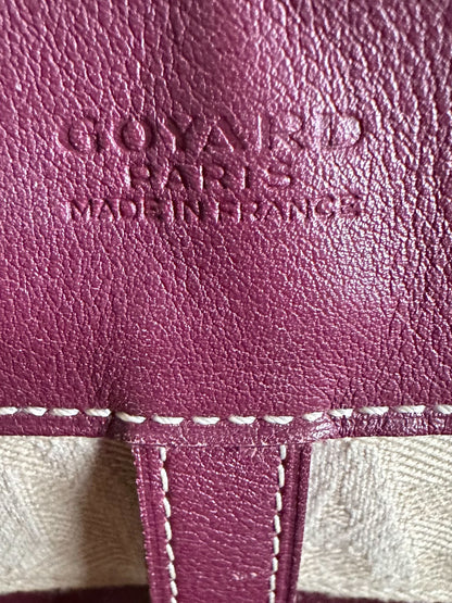 Goyard Burgundy Voltaire Tote Bag