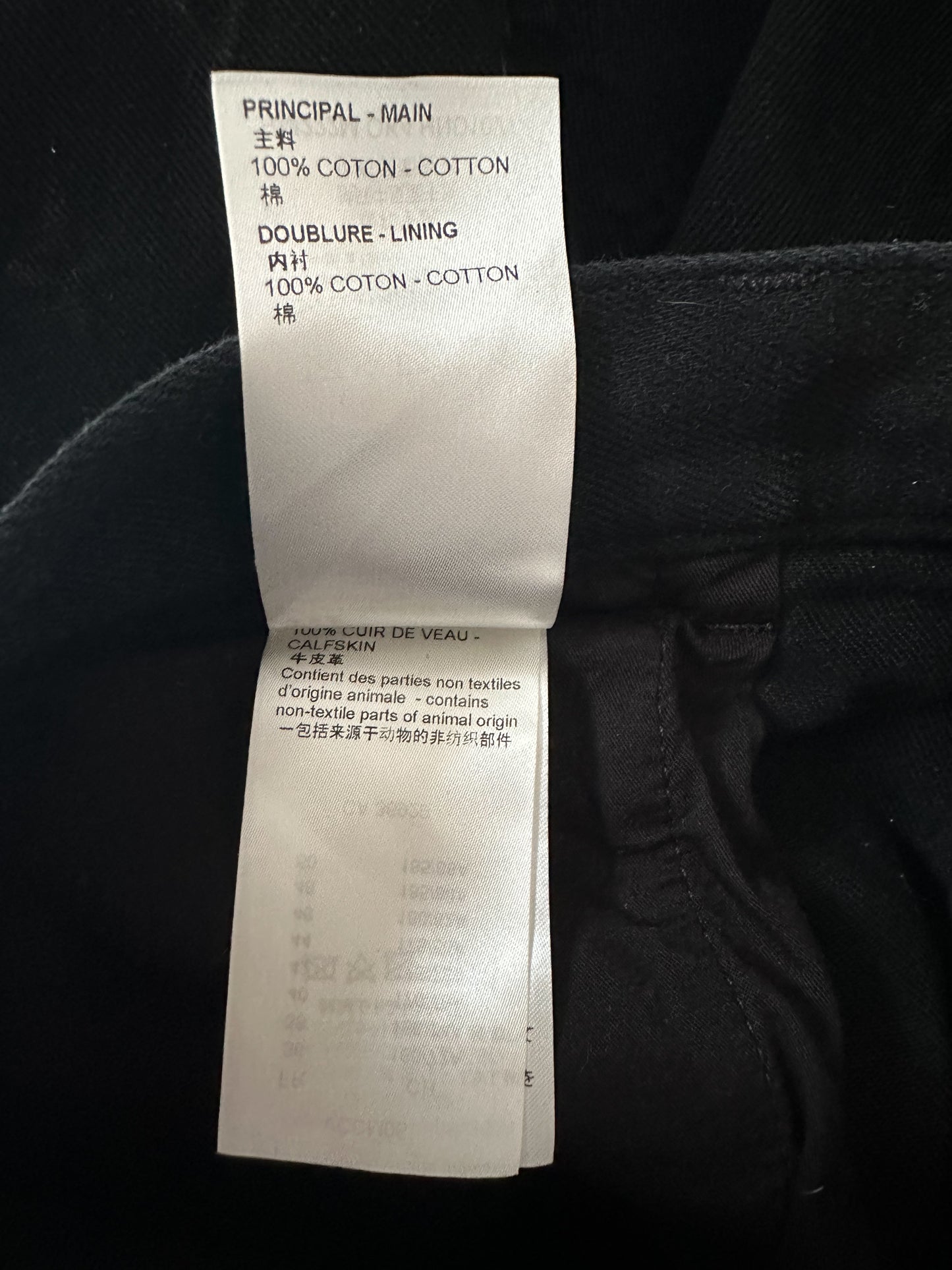 Louis Vuitton Black Monogram Carpenter Pants