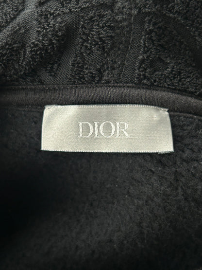 Dior Black Oblique Towel Hoodie