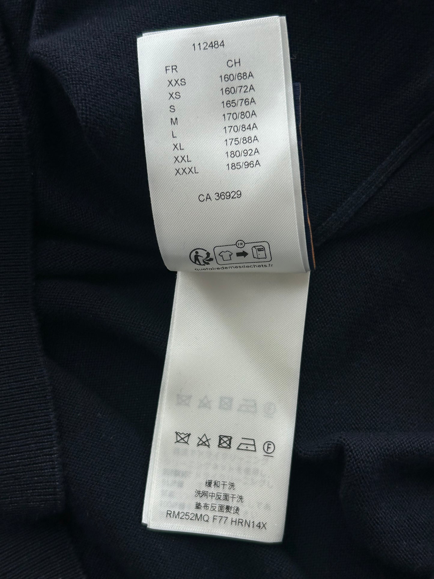 Louis Vuitton Navy & White Logo Embroidered Polo T-Shirt