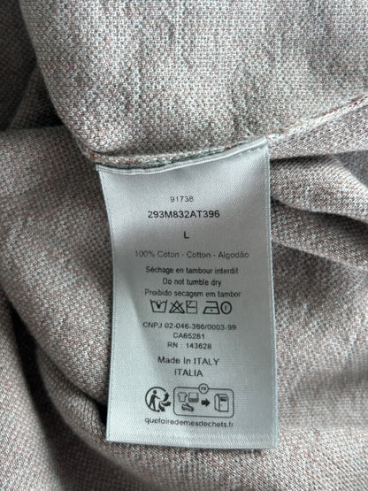 Dior White & Multicolor Oblique Polo T-Shirt