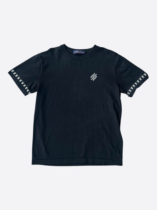 Louis Vuitton Black & White Signature Knit T-Shirt