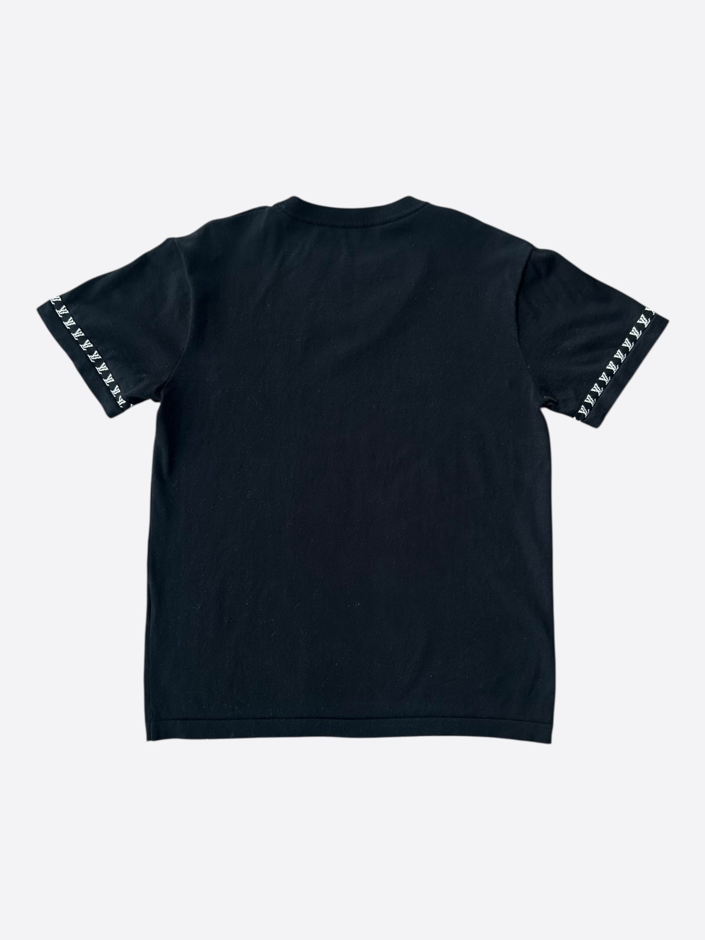 Louis Vuitton Black & White Signature Knit T-Shirt