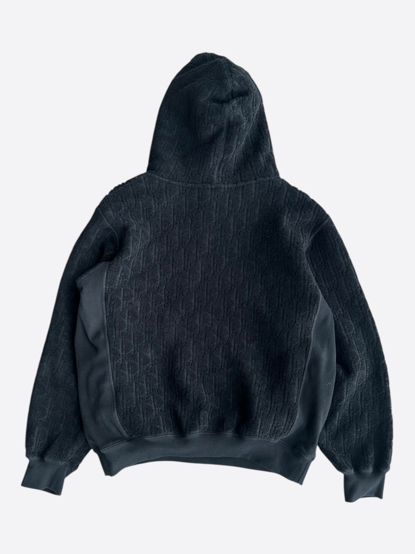 Dior Black Oblique Towel Hoodie