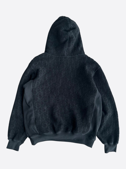 Dior Black Oblique Towel Hoodie