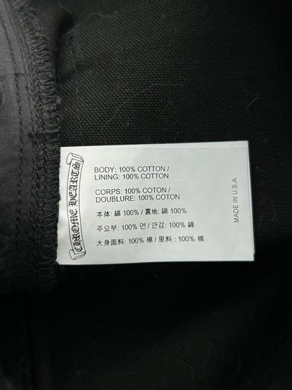 Chrome Hearts Black & Purple Cross Patch Fatigue Pants