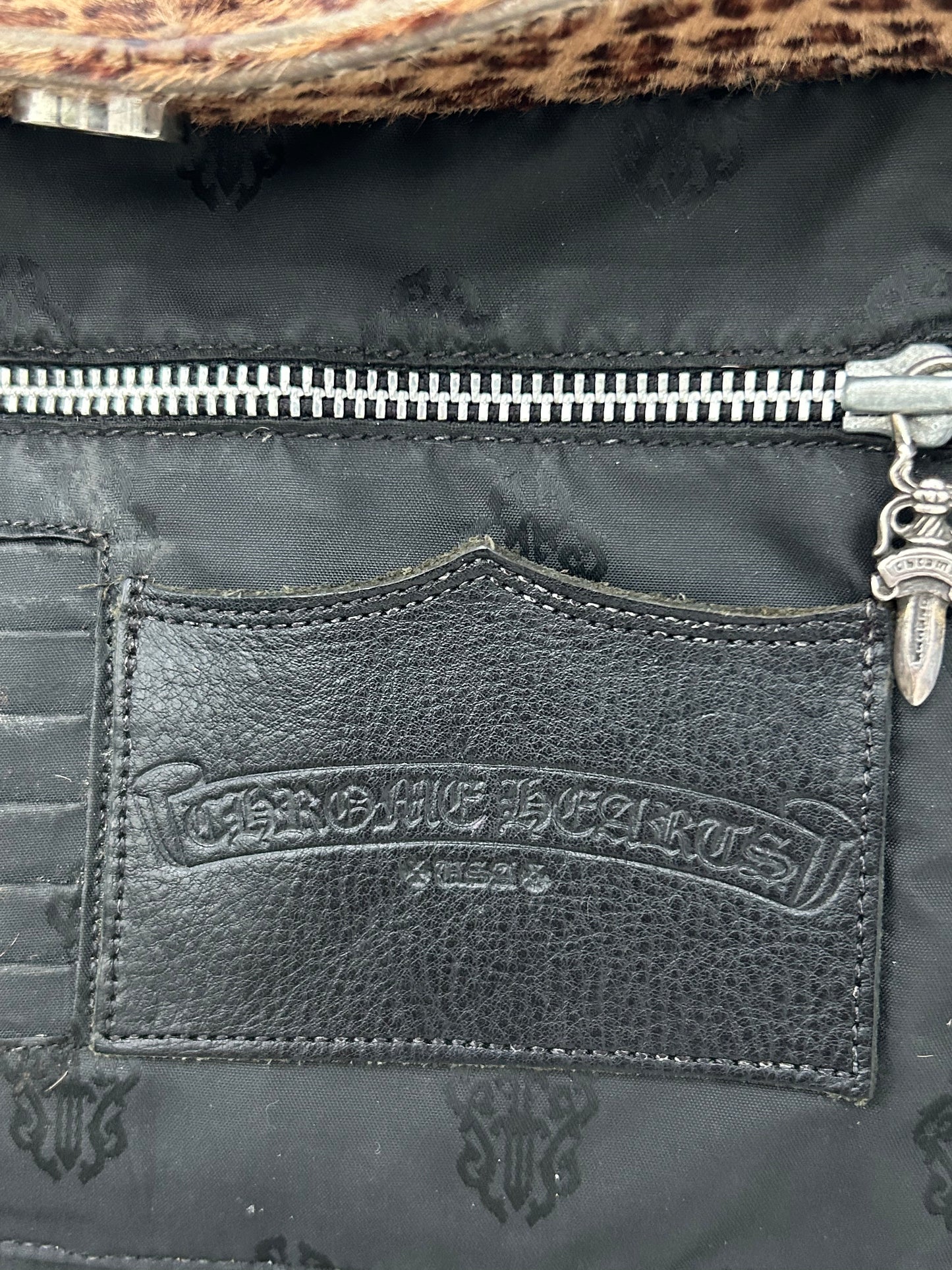 Chrome Hearts Cheetah JJ Dean Bag
