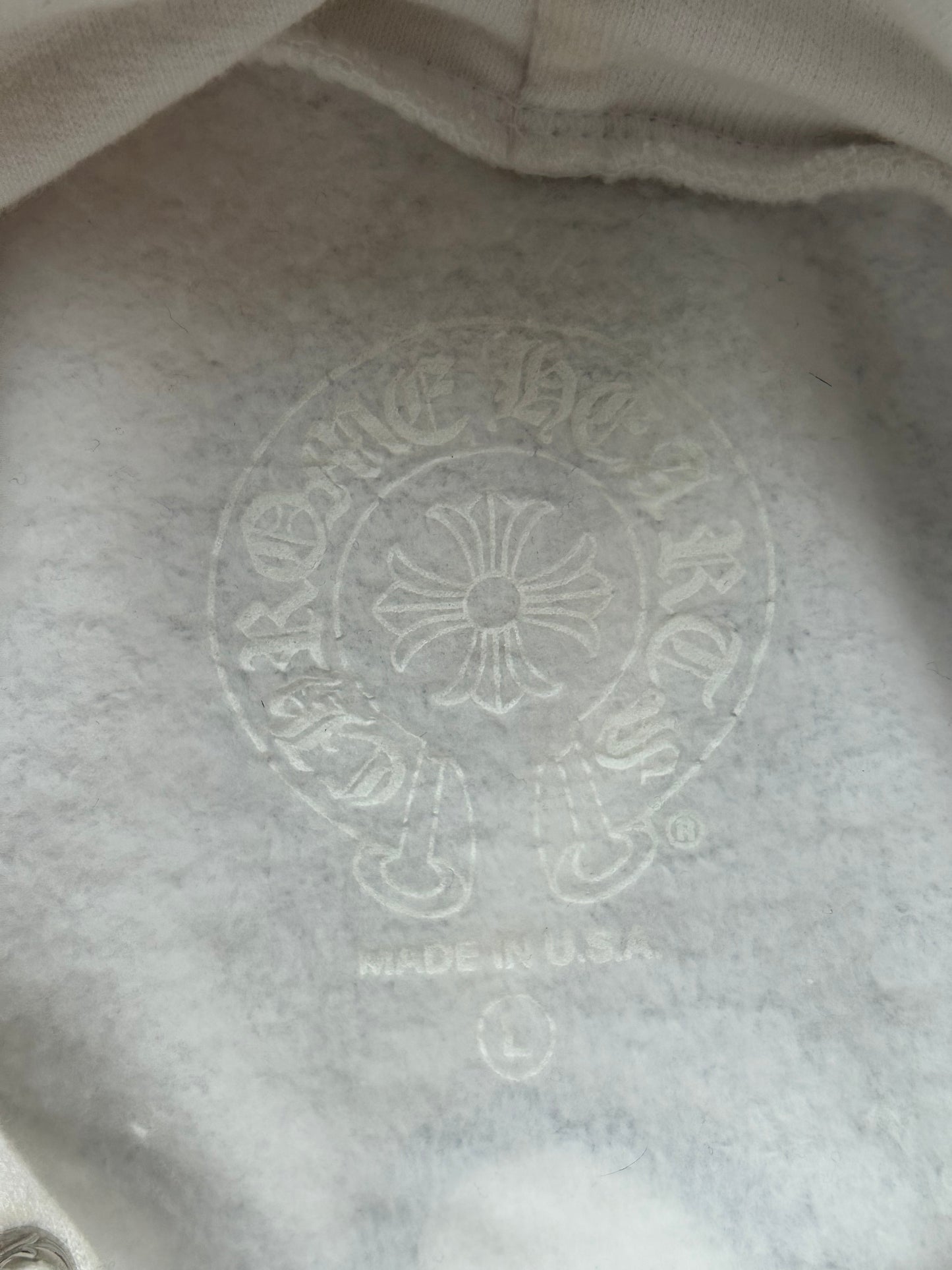 Chrome Hearts White & Blue Rolling Stones Hoodie