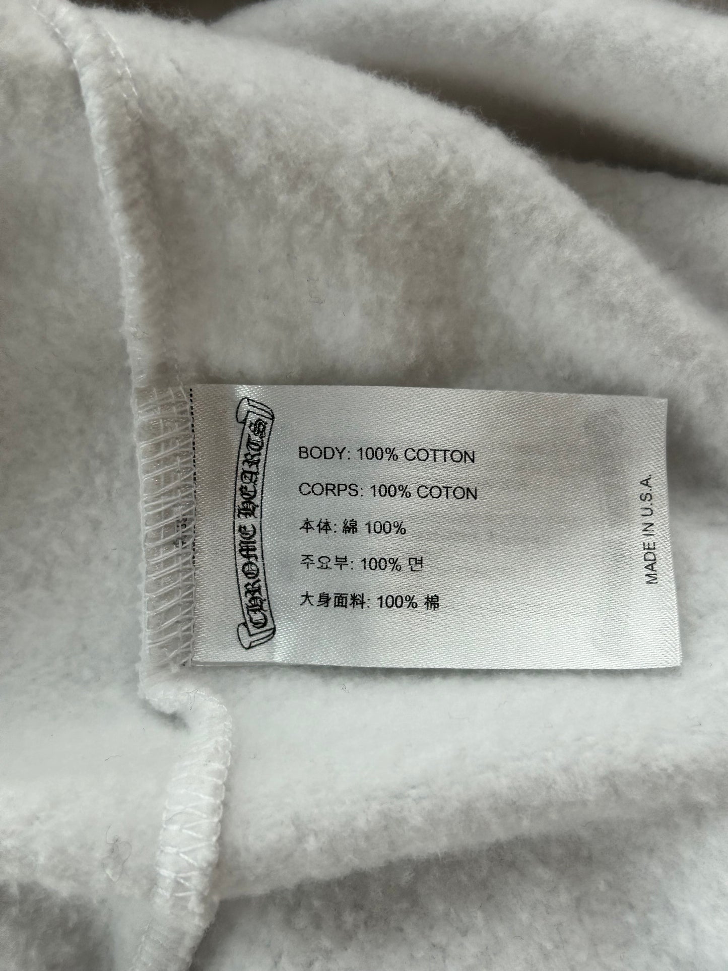 Chrome Hearts White & Blue Rolling Stones Hoodie