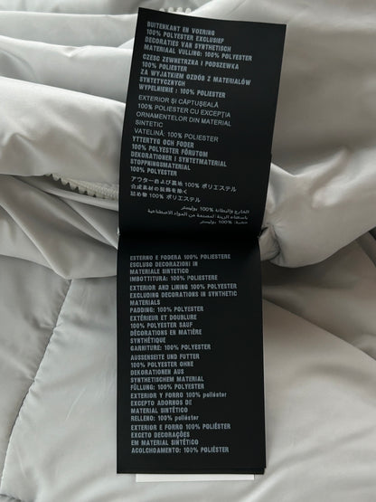 Prada White & Red Linnea Rossa Puffer Jacket