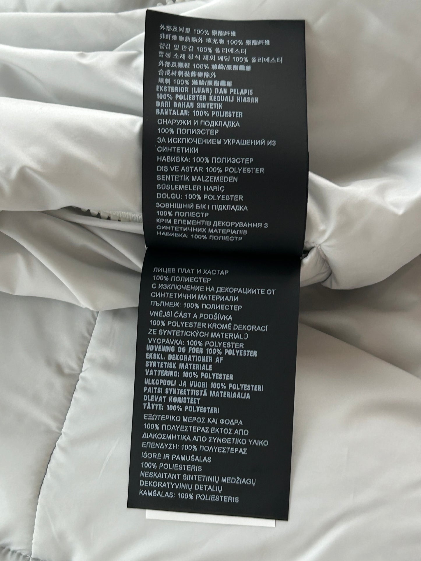 Prada White & Red Linnea Rossa Puffer Jacket