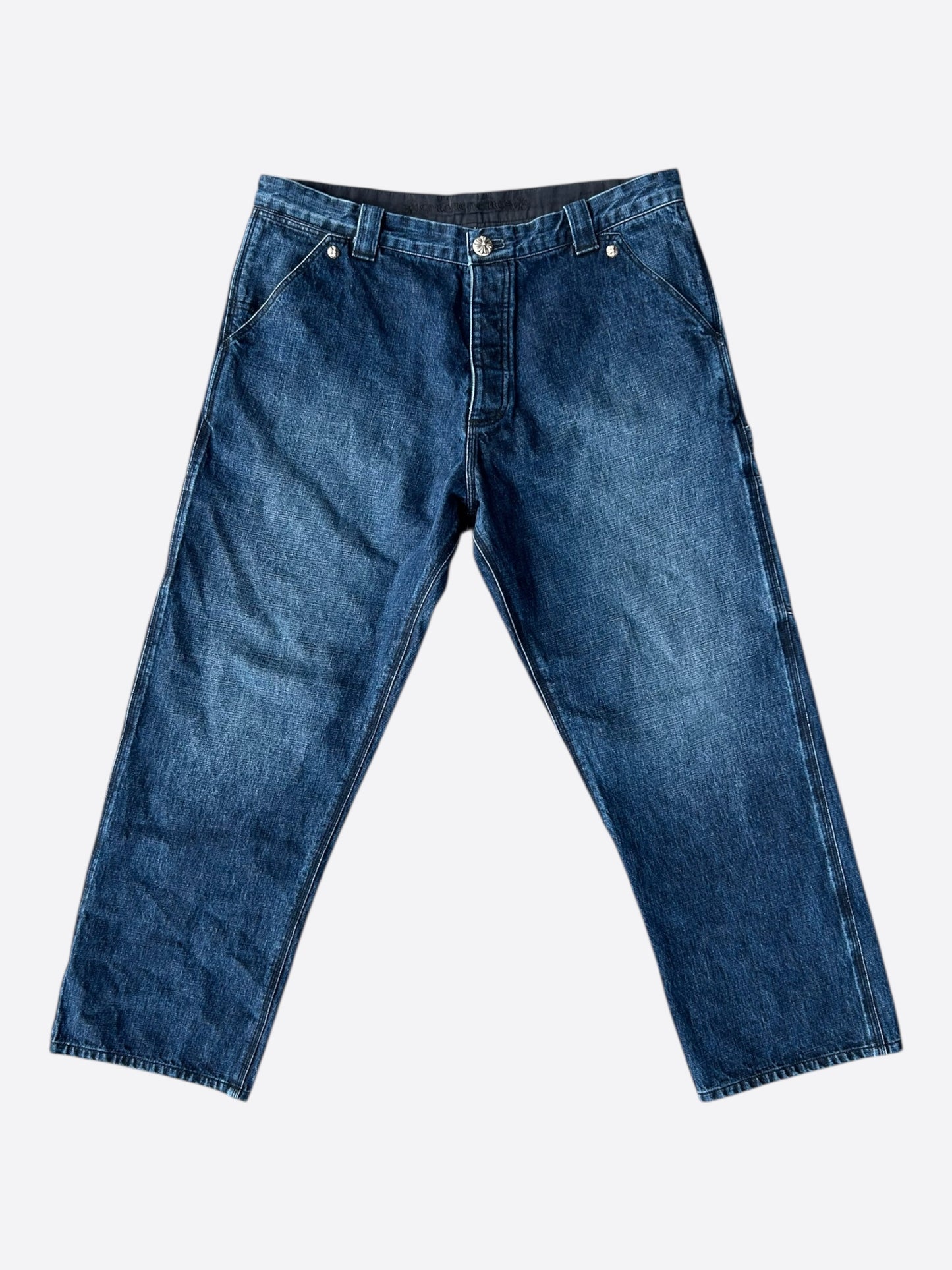 Chrome Hearts Blue Carpenter Pants