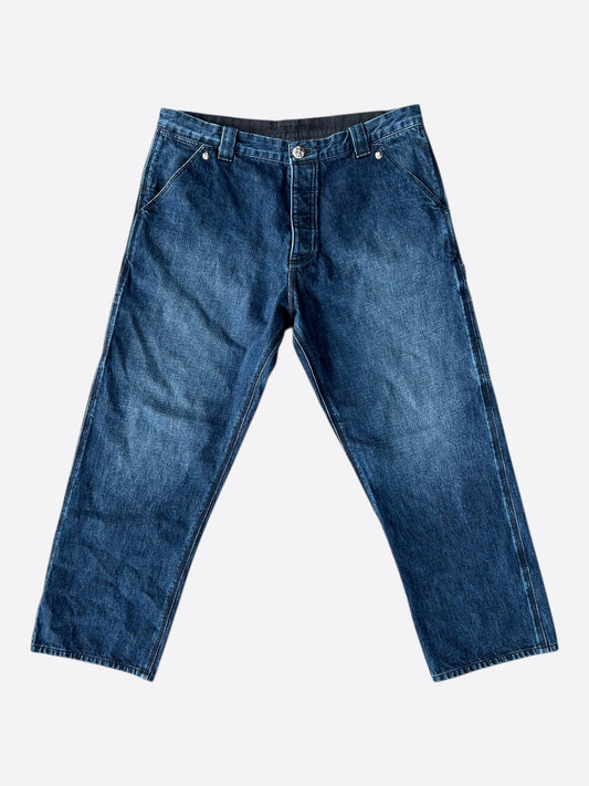 Chrome Hearts Blue Carpenter Pants