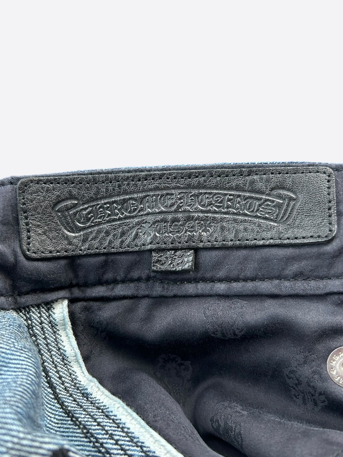 Chrome Hearts Blue Carpenter Pants