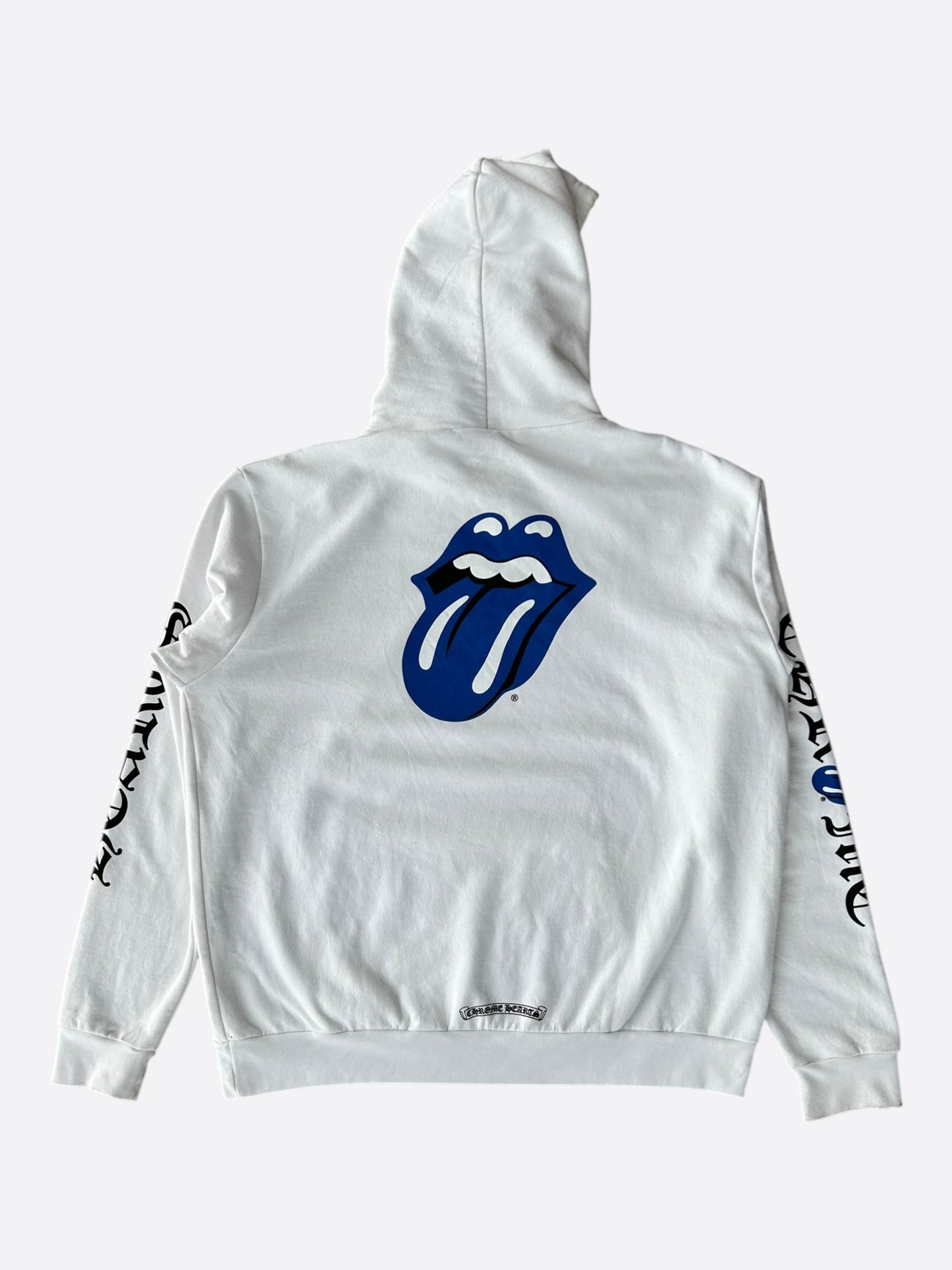 Chrome Hearts White & Blue Rolling Stones Hoodie
