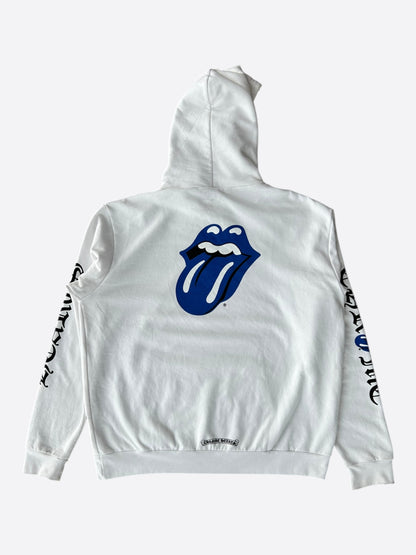 Chrome Hearts White & Blue Rolling Stones Hoodie