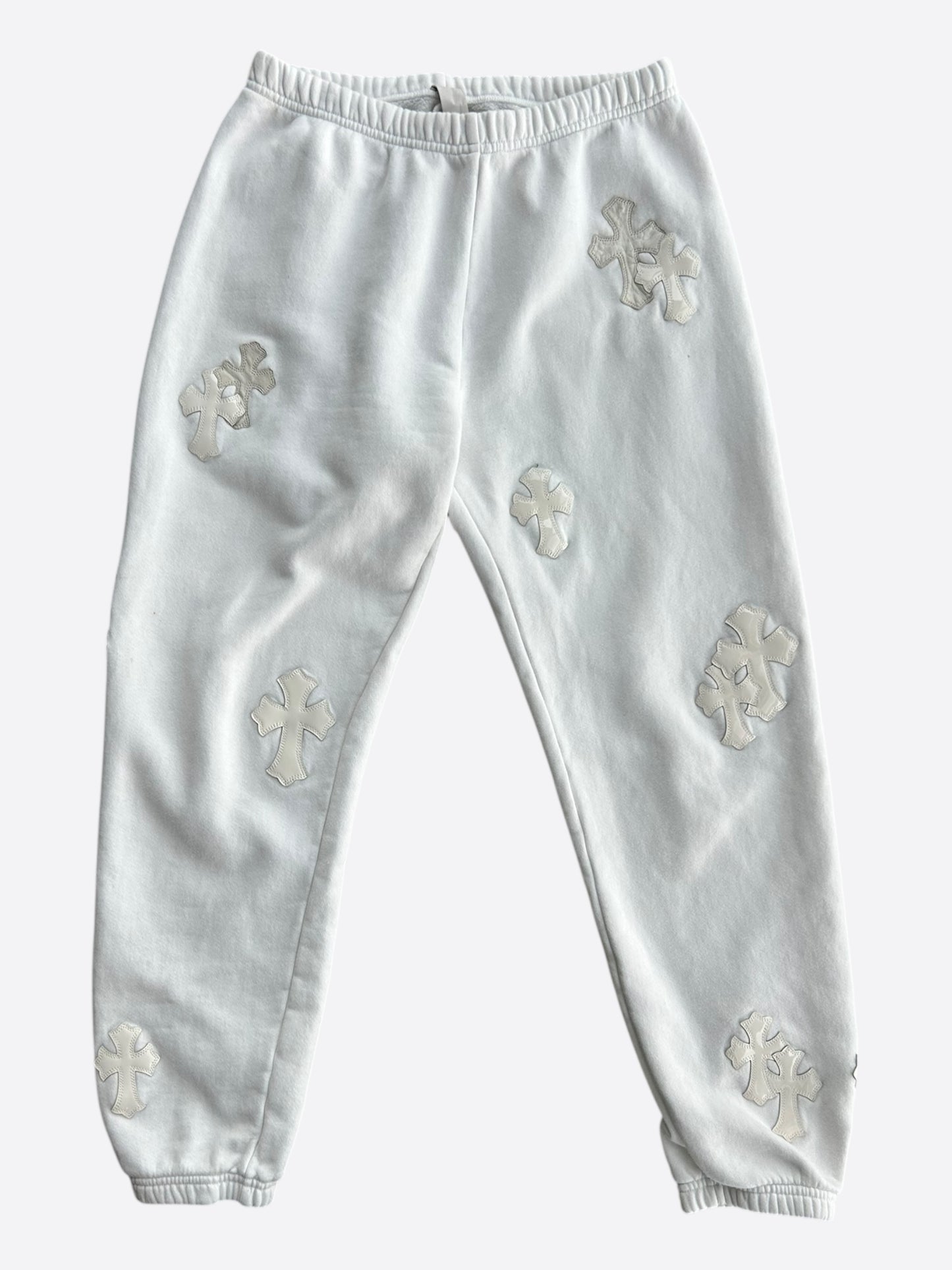 Chrome Hearts White Cross Patch Sweatpants