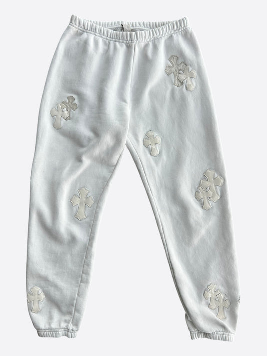 Chrome Hearts White Cross Patch Sweatpants