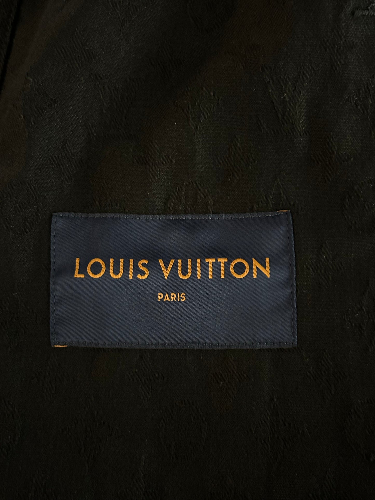 Louis Vuitton Black Monogram Denim Jacket