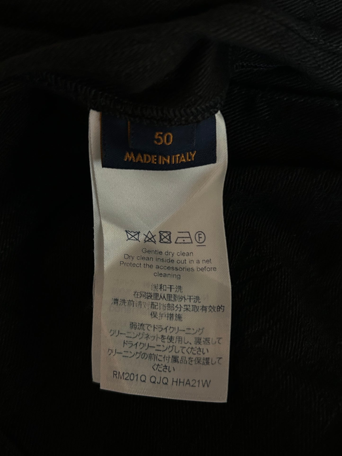 Louis Vuitton Black Monogram Denim Jacket