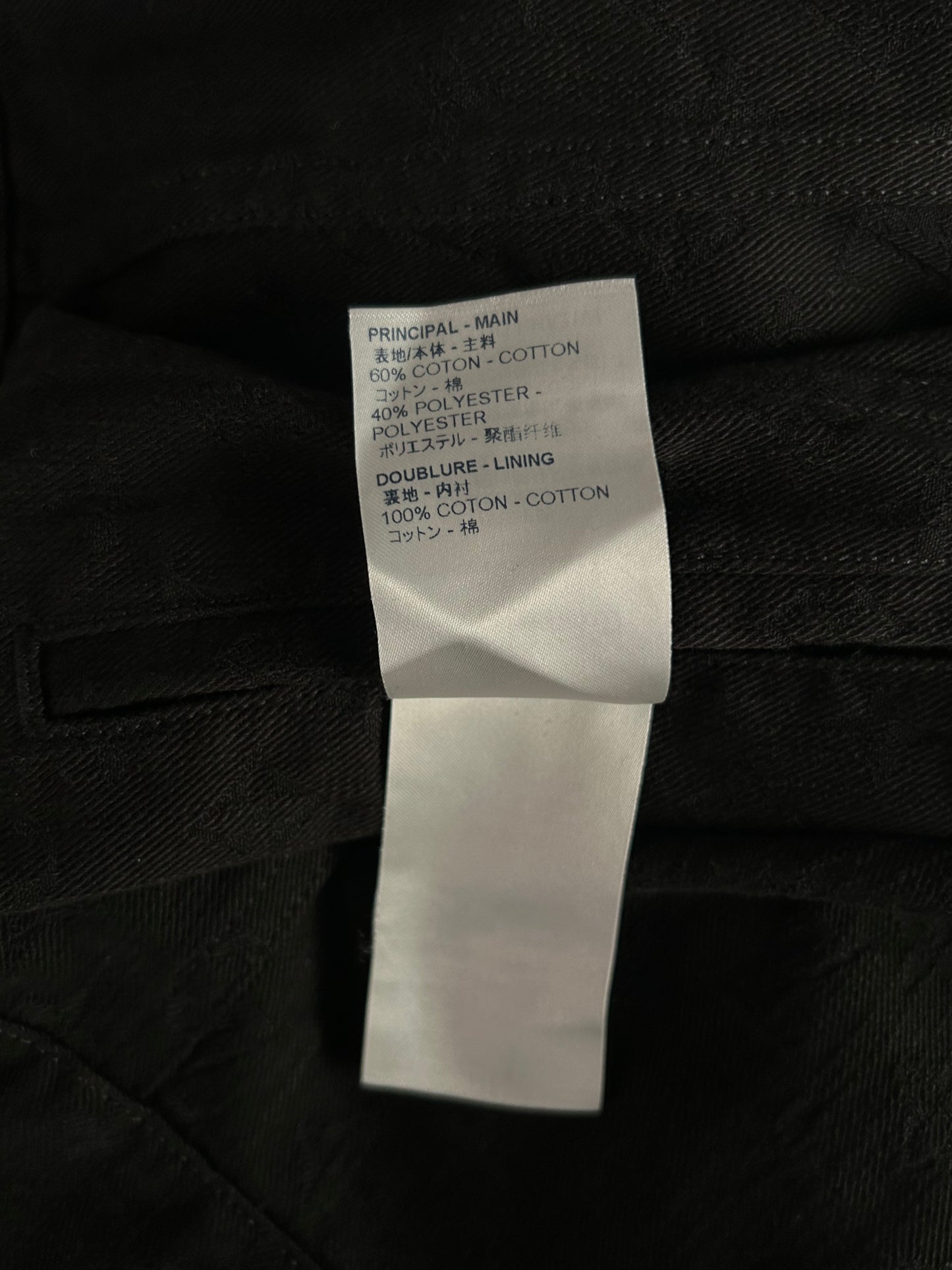 Louis Vuitton Black Monogram Denim Jacket