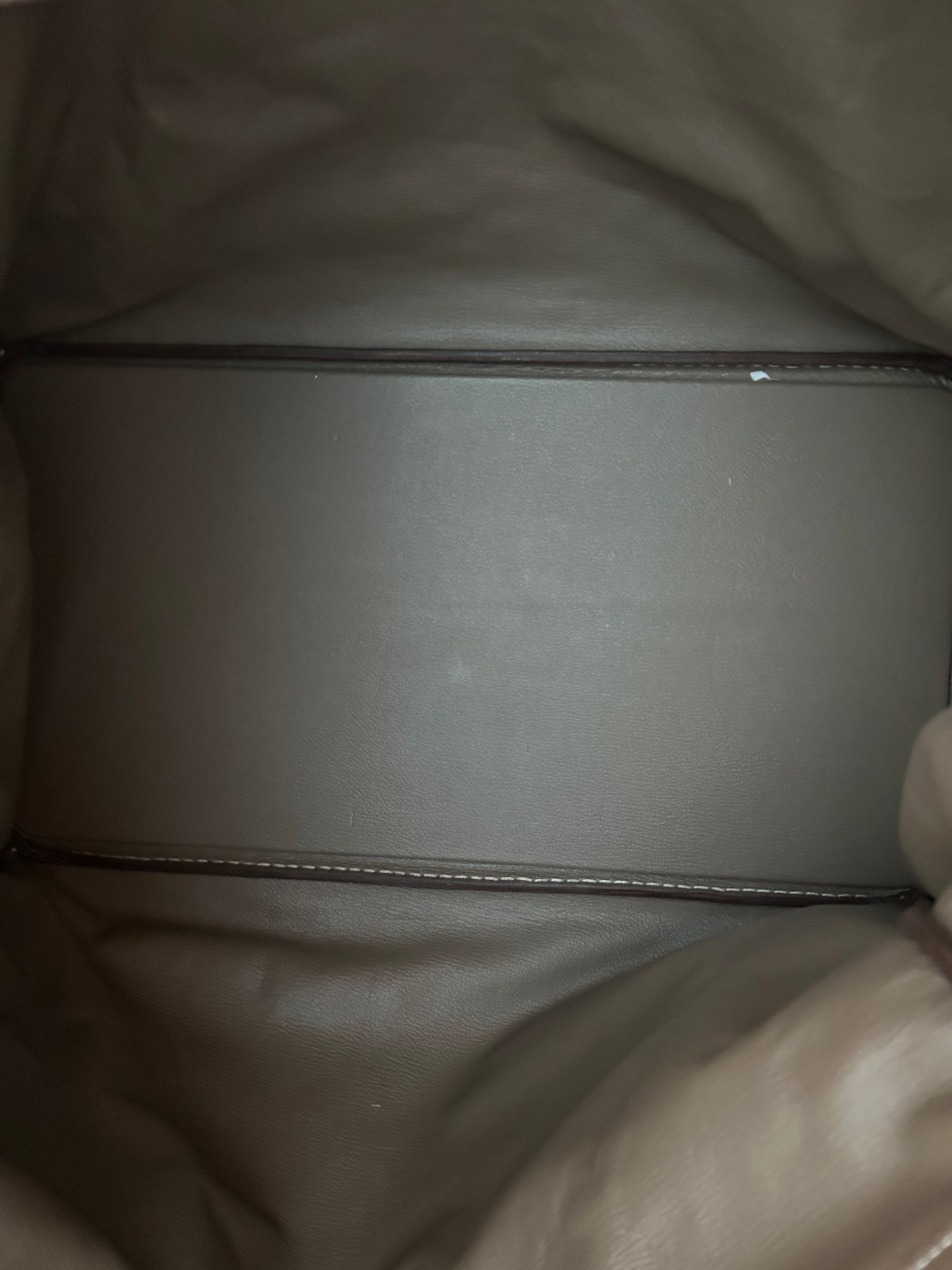 Hermes Etoupe Togo & Palladium Hardware HAC Birkin 50