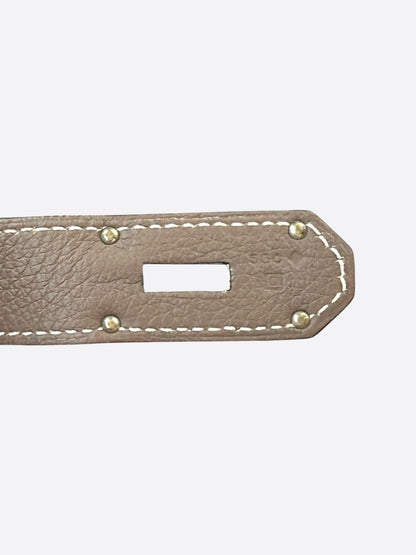 Hermes Etoupe Togo & Palladium Hardware HAC Birkin 50