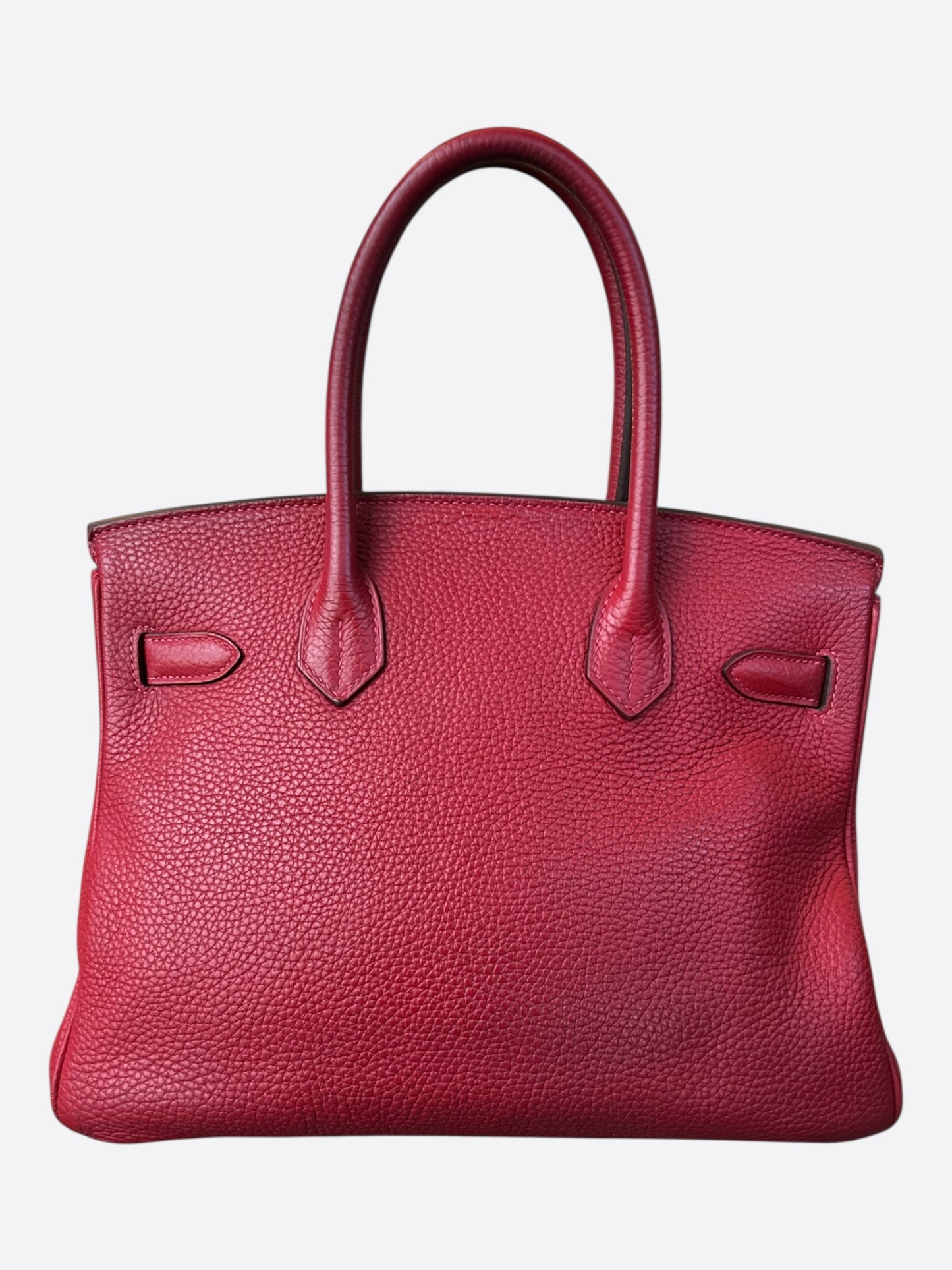 Hermes Rouge Casaque Togo & Palladium Hardware Birkin 30