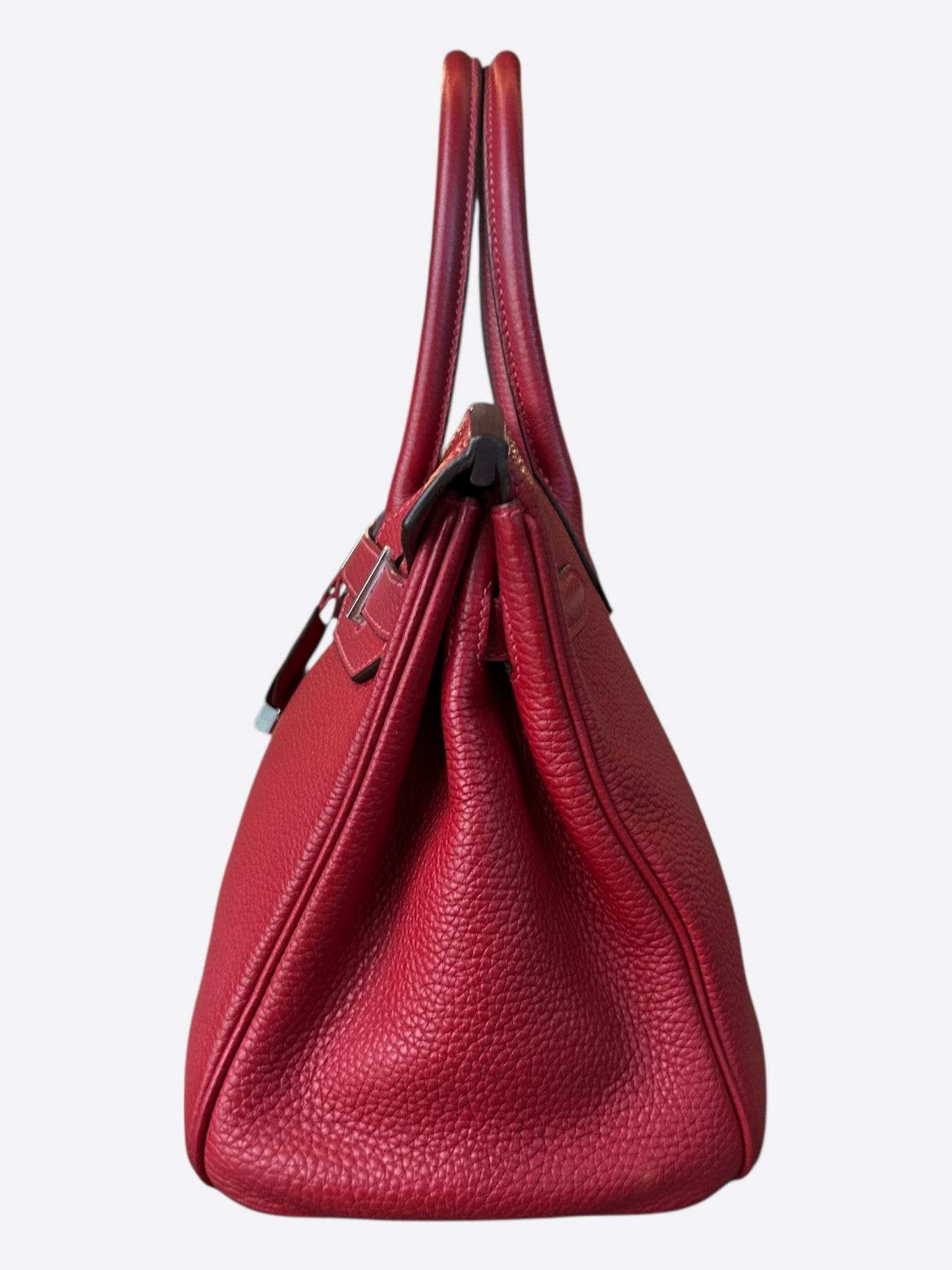 Hermes Rouge Casaque Togo & Palladium Hardware Birkin 30