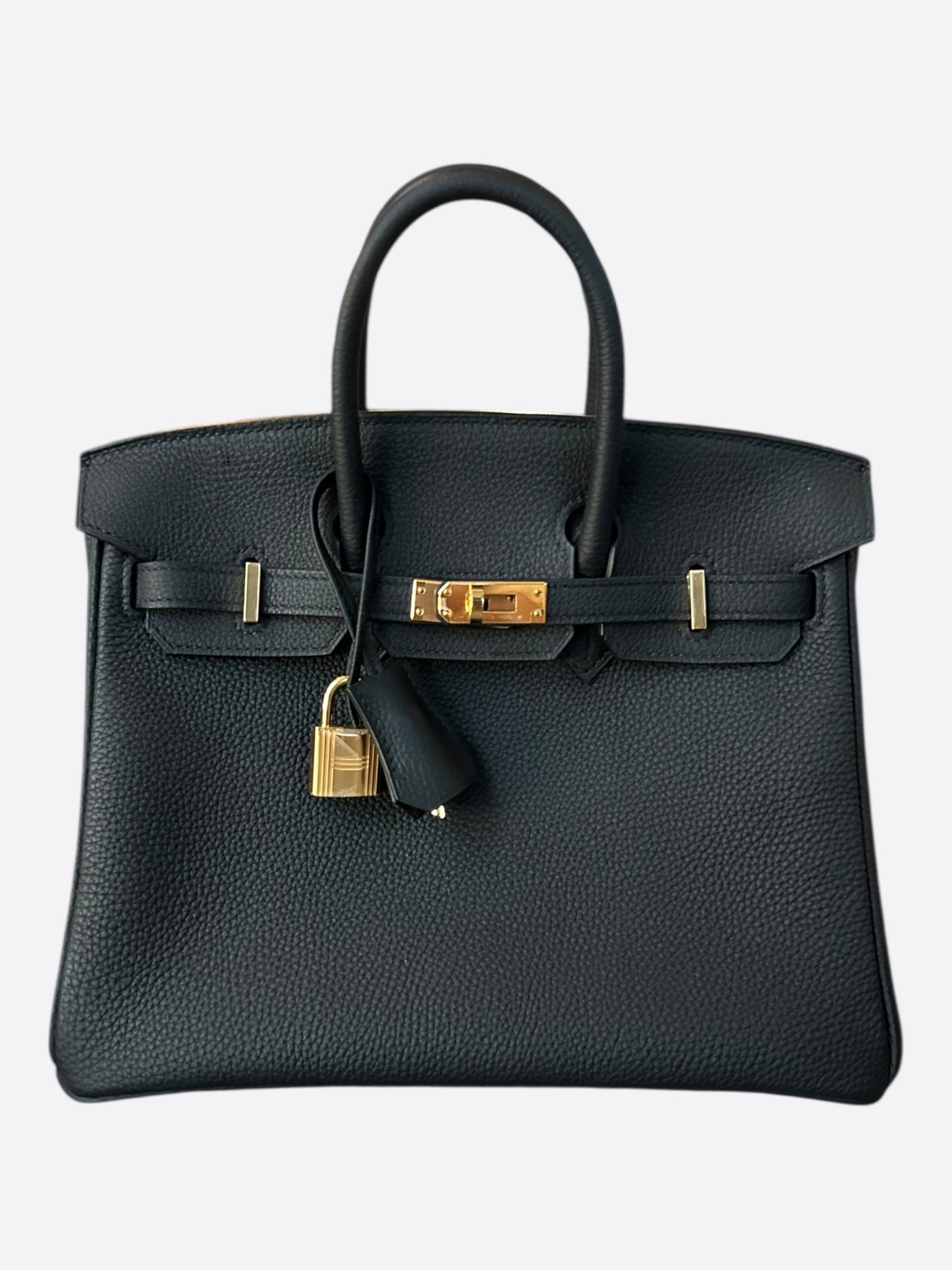 Hermes Black Togo & Gold Hardware Birkin 25