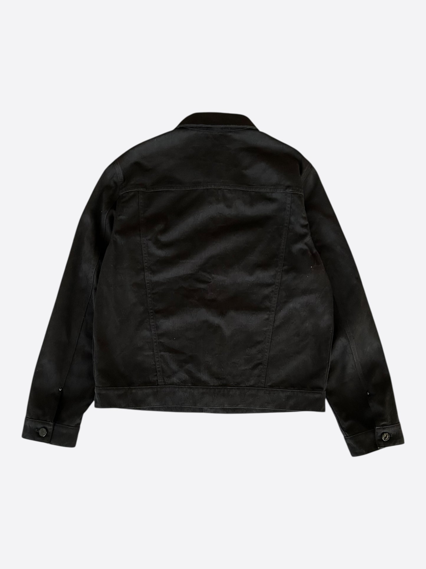 Louis Vuitton Black Monogram Denim Jacket