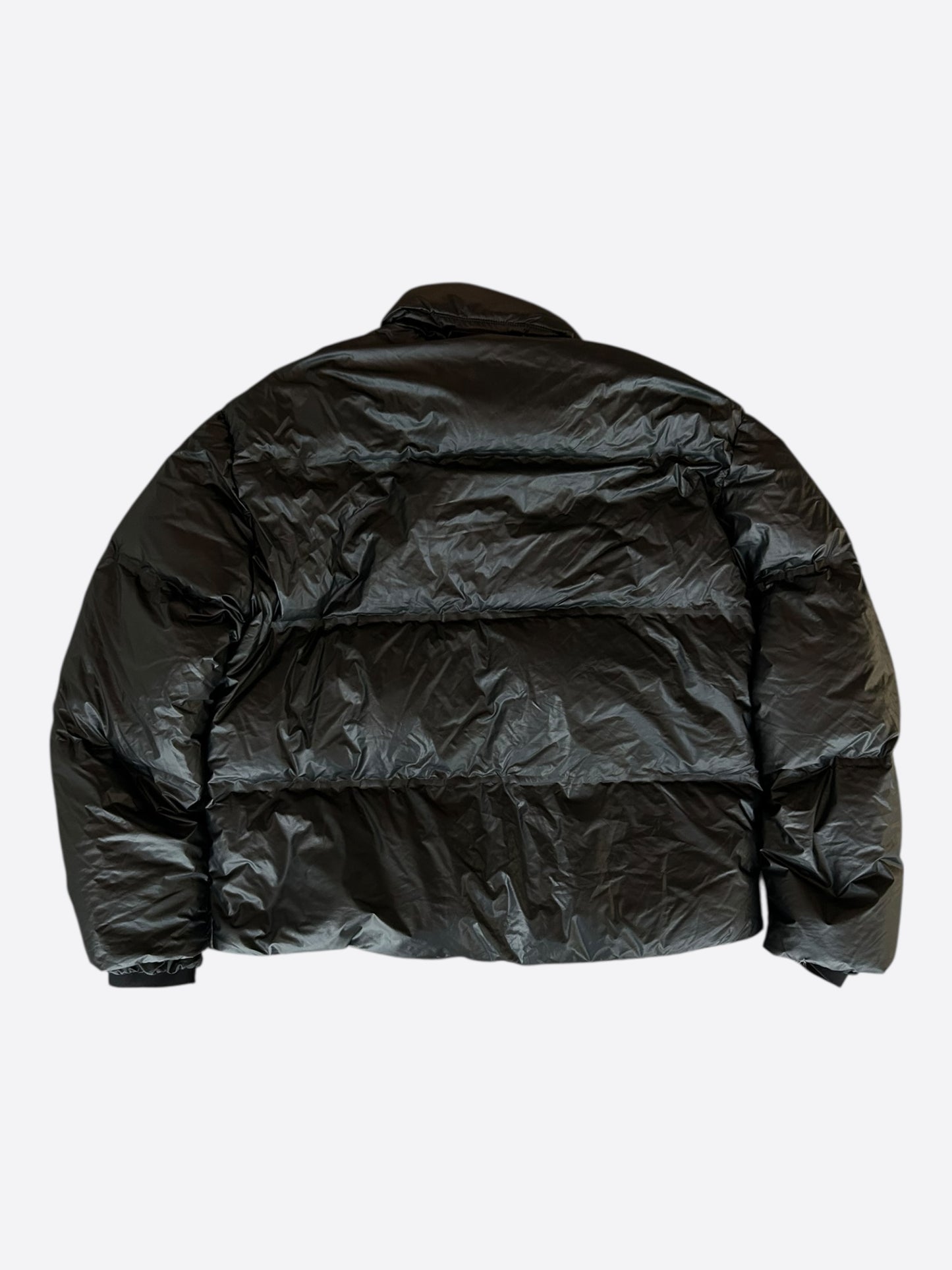 Prada Black & Red Linnea Rosse Puffer Jacket