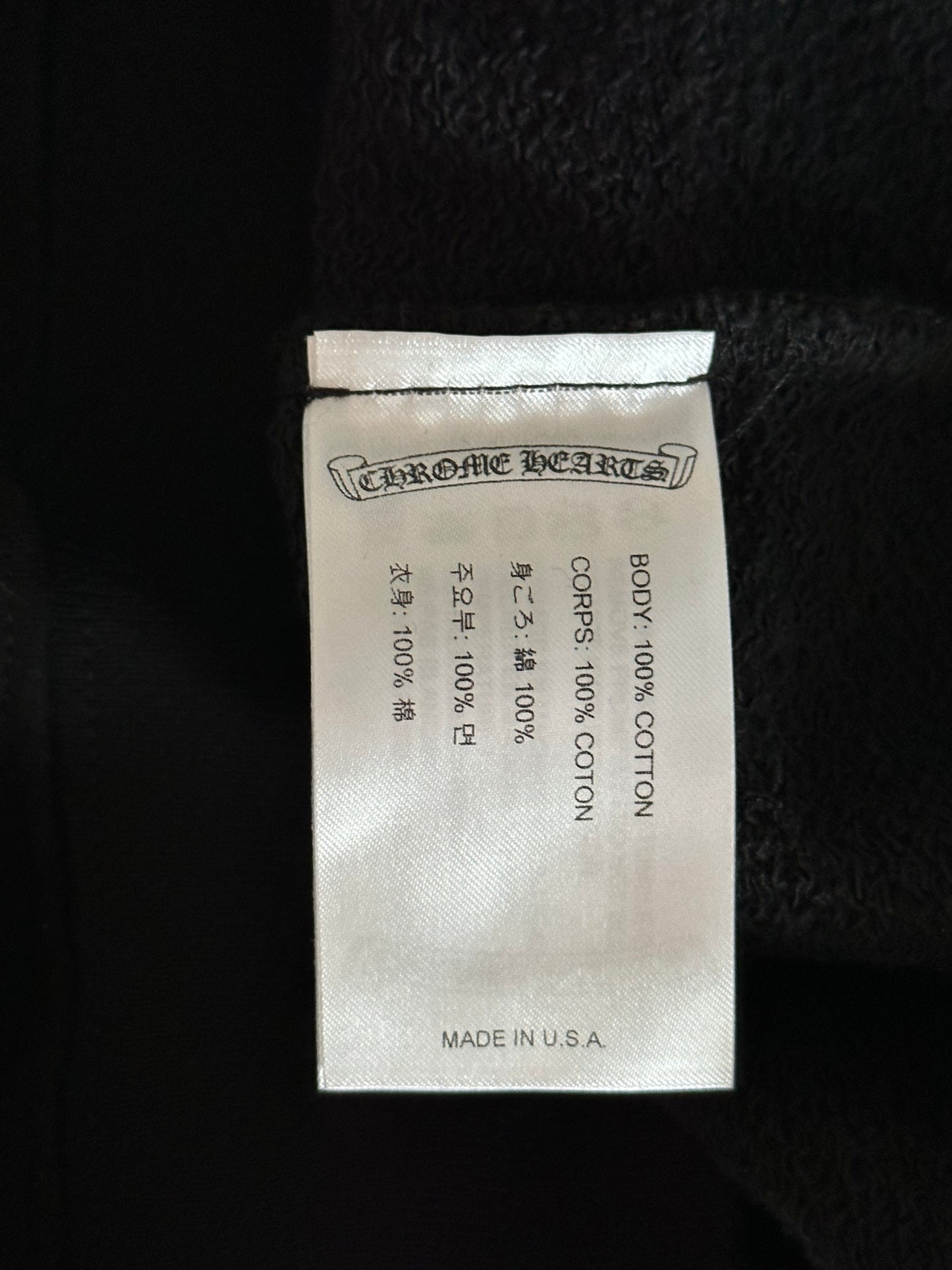 Chrome Hearts Matty Boy Black Chomper Hoodie