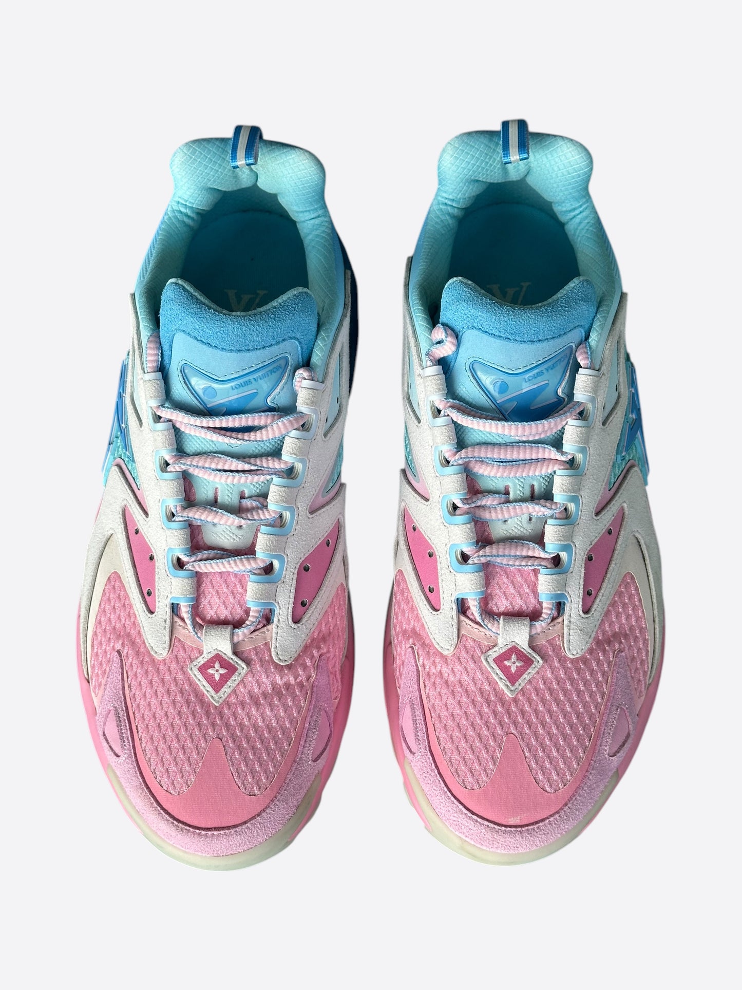 Louis Vuitton Blue & Pink Tatic Sneakers