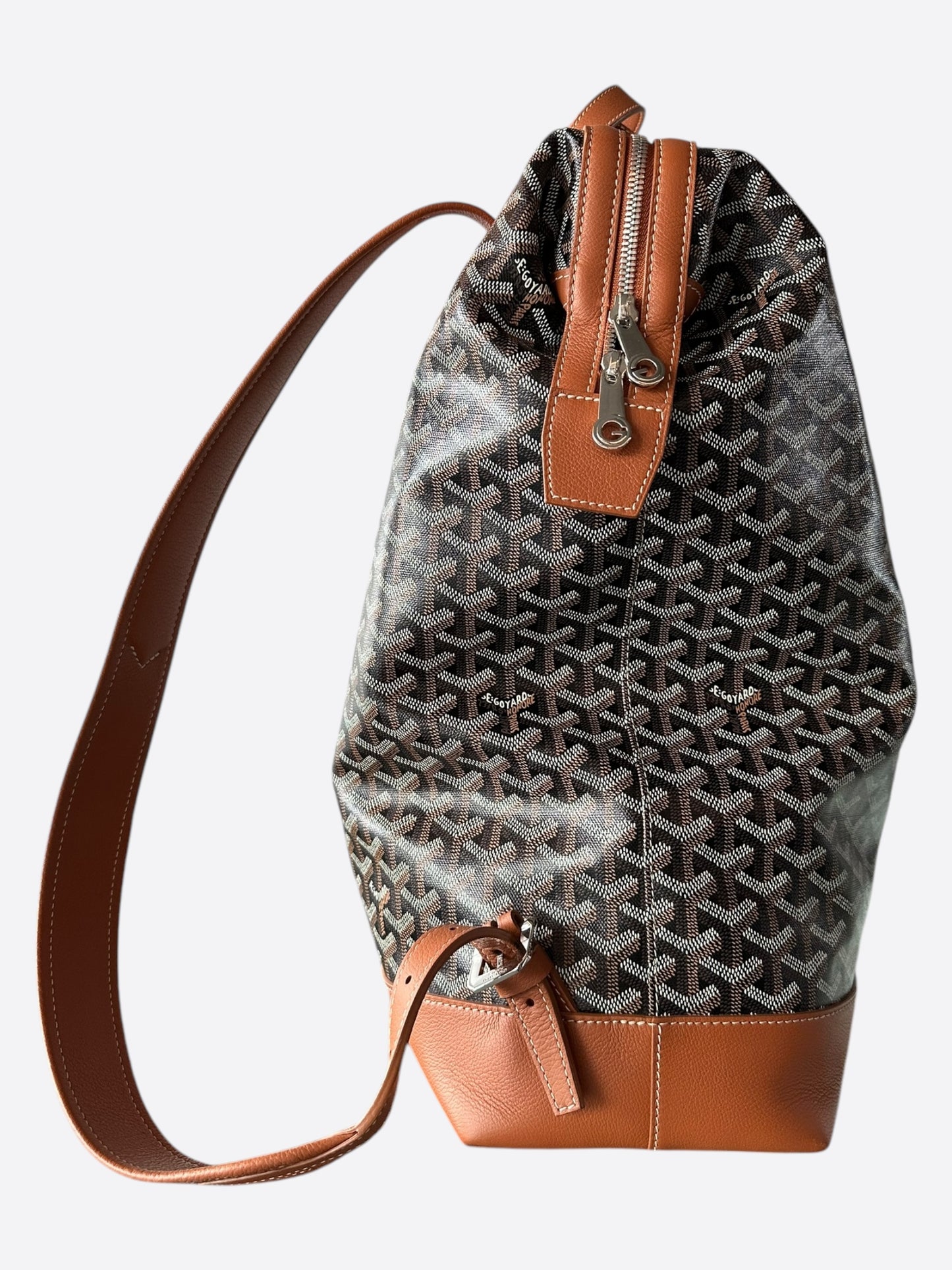 Goyard Black & Brown Cisalpin Backpack