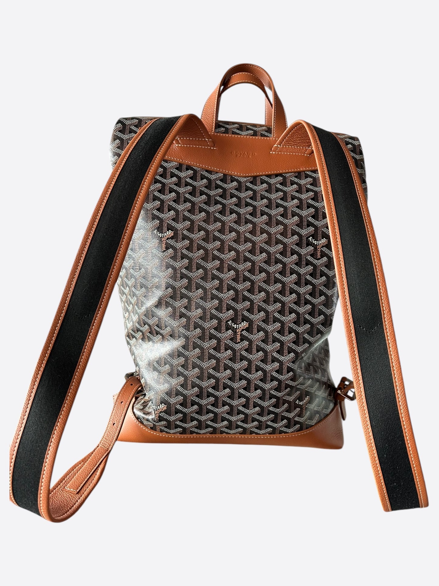 Goyard Black & Brown Cisalpin Backpack