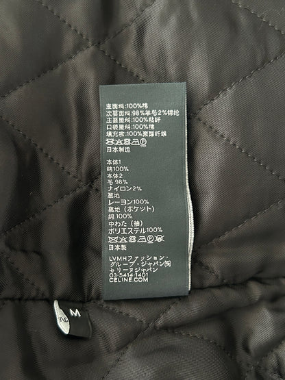 Celine Faded Black & Zebra Panel Denim Jacket