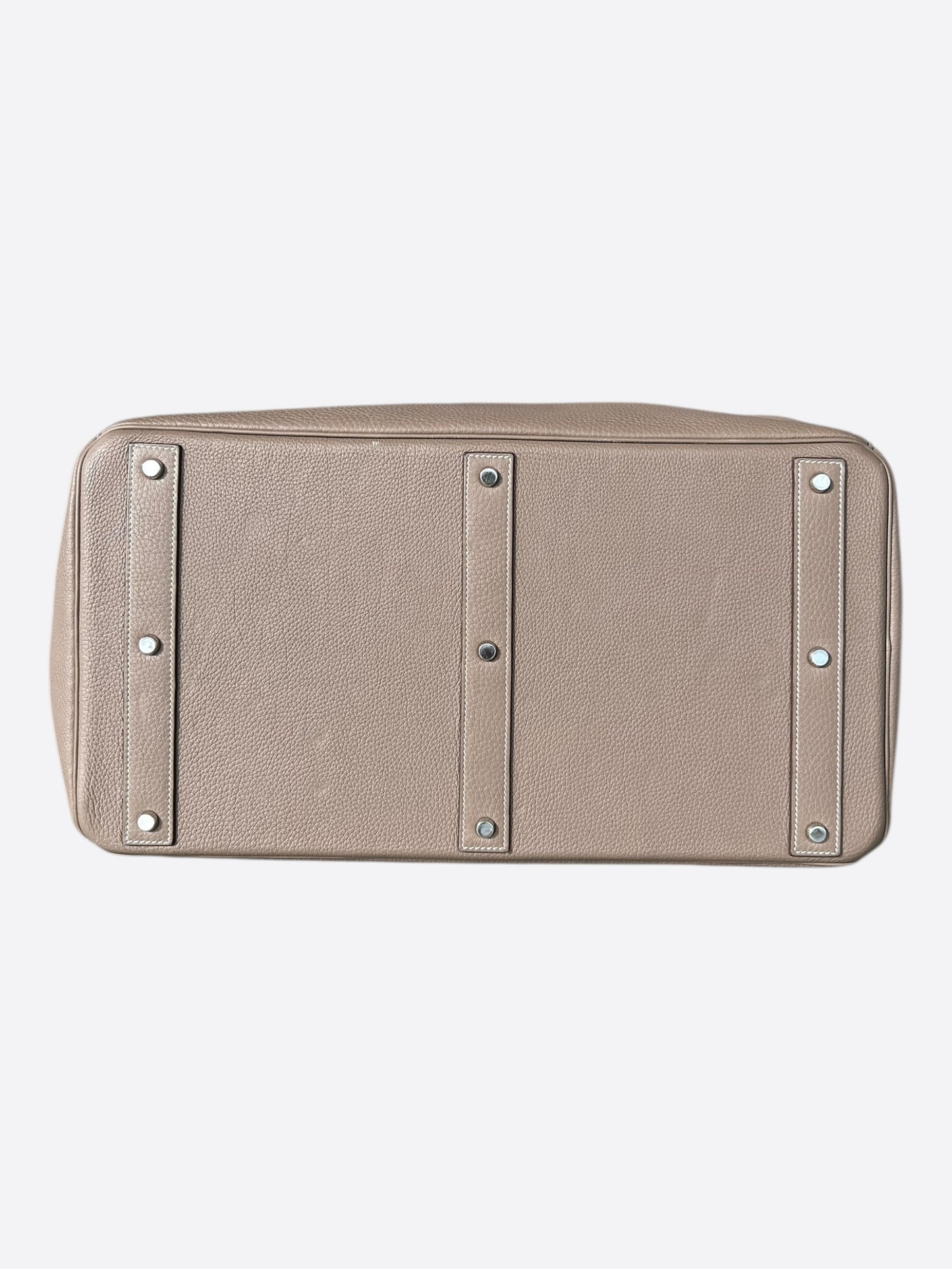 Hermes Etoupe Togo & Palladium Hardware HAC Birkin 50