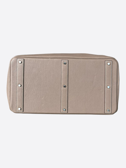 Hermes Etoupe Togo & Palladium Hardware HAC Birkin 50