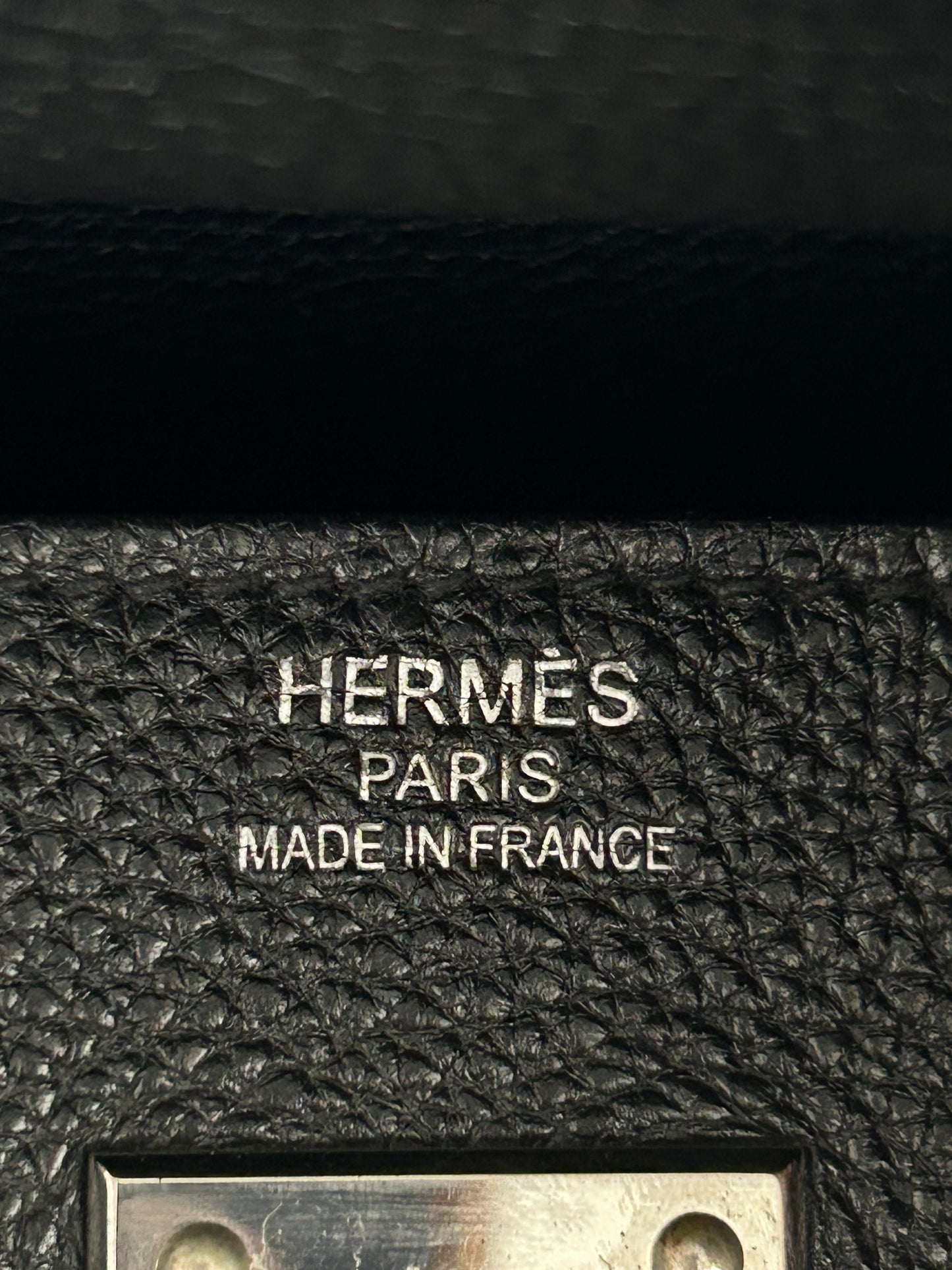 Hermes Black Togo & Palladium Hardware HAC Birkin 50