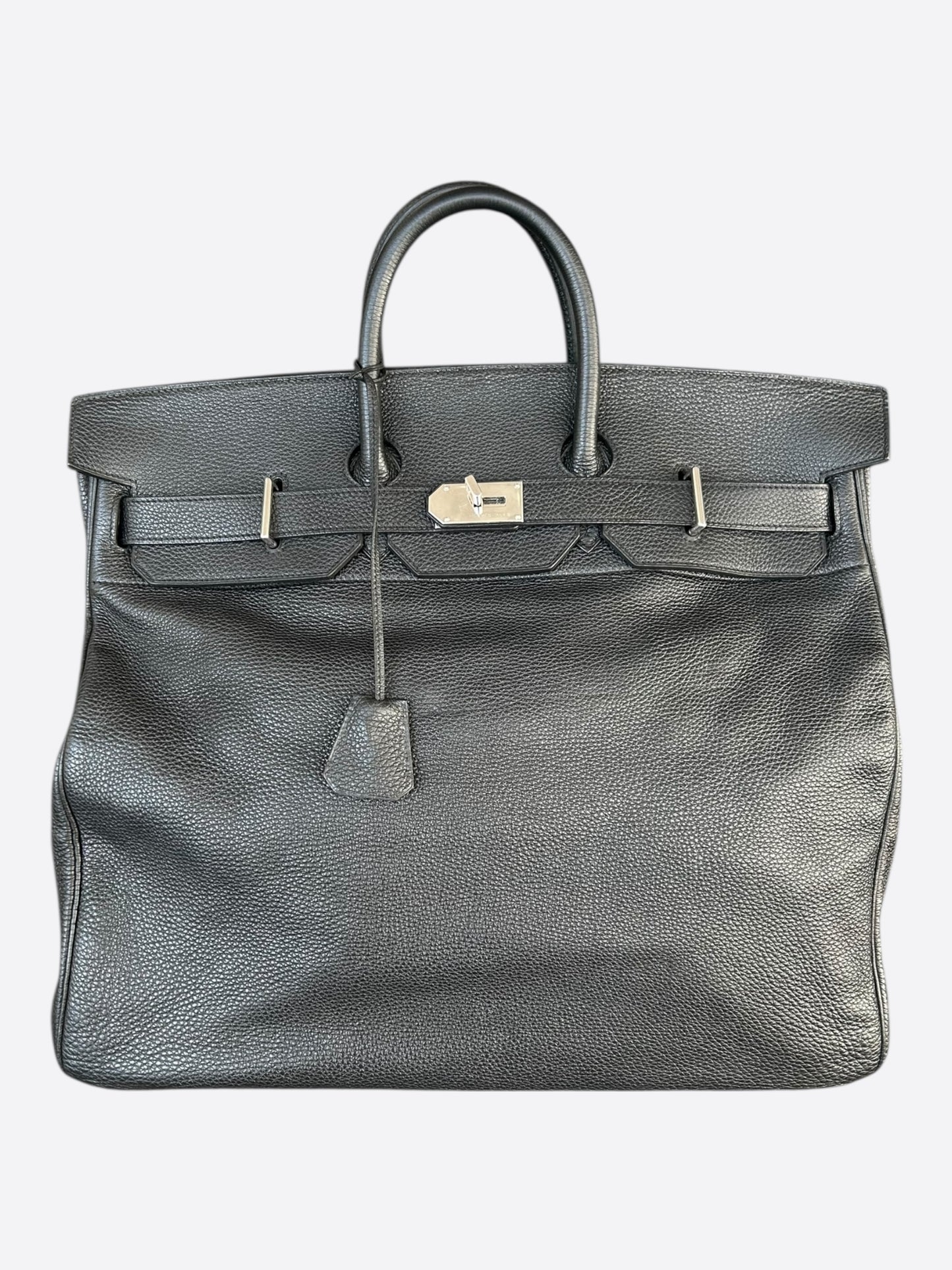 Hermes Black Togo & Palladium Hardware HAC Birkin 50
