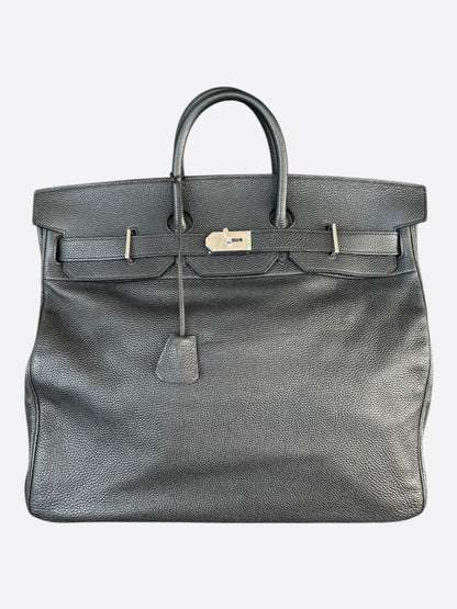 Hermes Black Togo & Palladium Hardware HAC Birkin 50