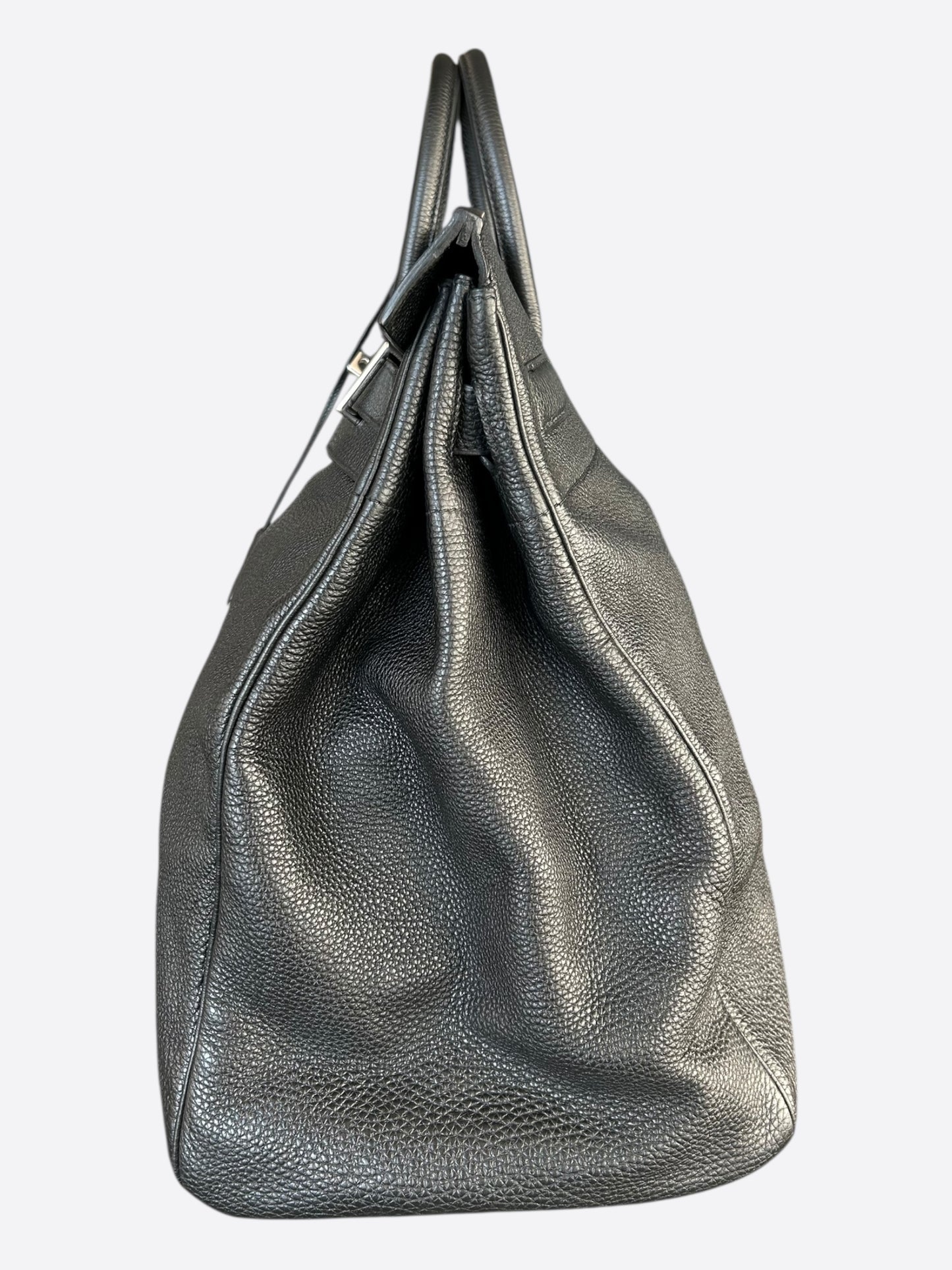 Hermes Black Togo & Palladium Hardware HAC Birkin 50