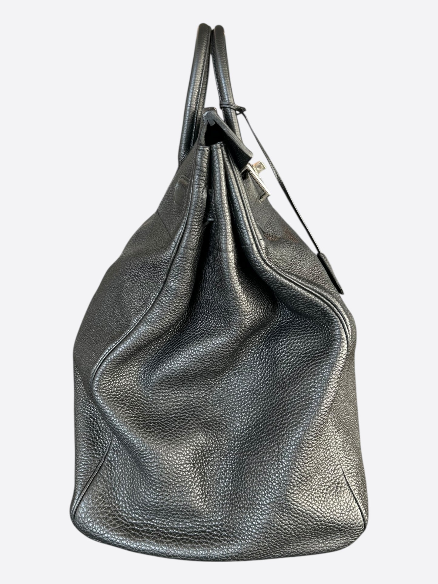 Hermes Black Togo & Palladium Hardware HAC Birkin 50