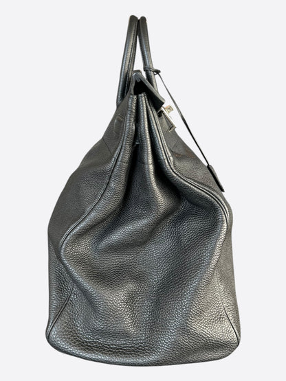 Hermes Black Togo & Palladium Hardware HAC Birkin 50