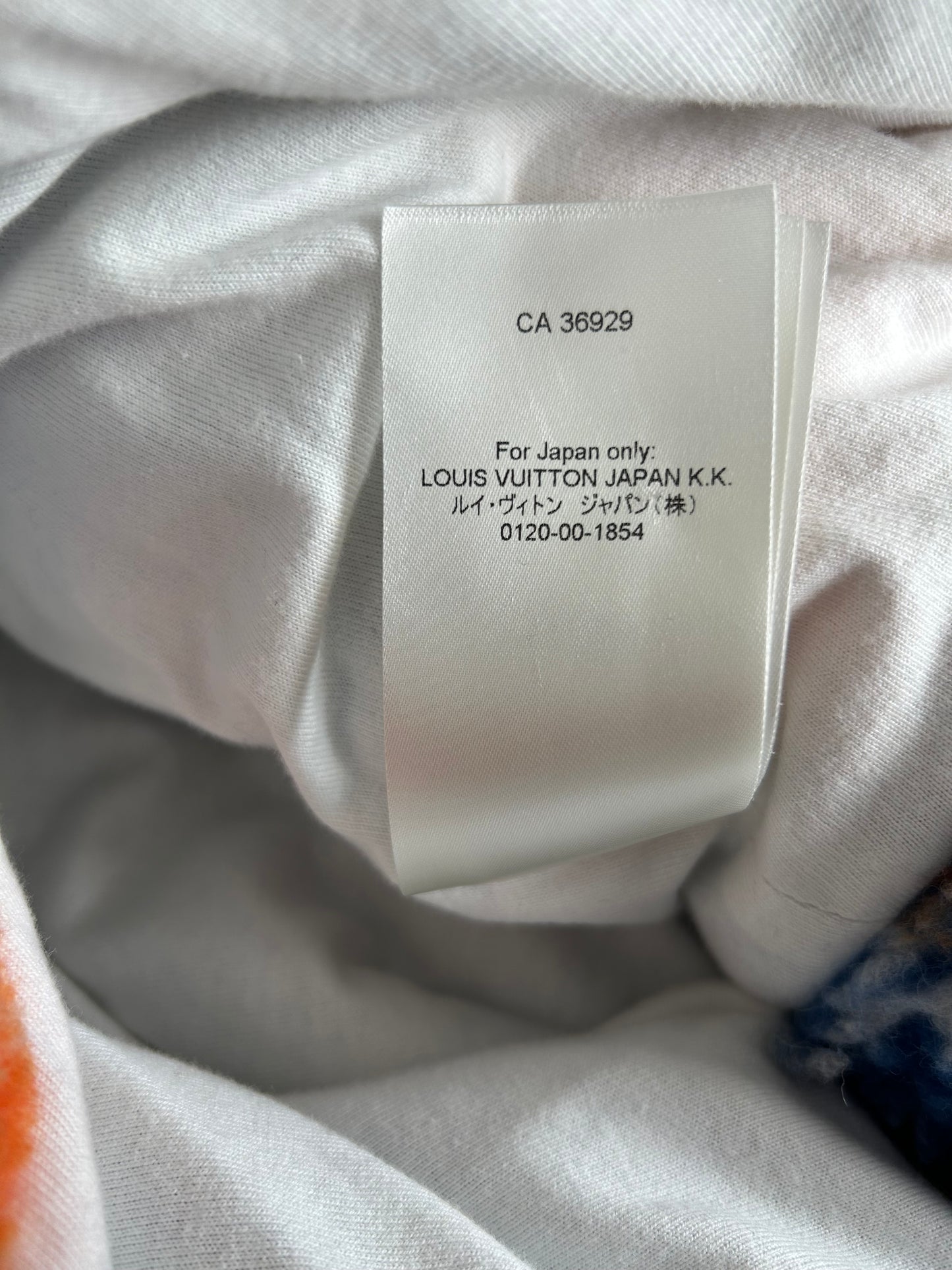 Louis Vuitton Blue & Orange Camo Monogram Fleece Zip Up Jacket