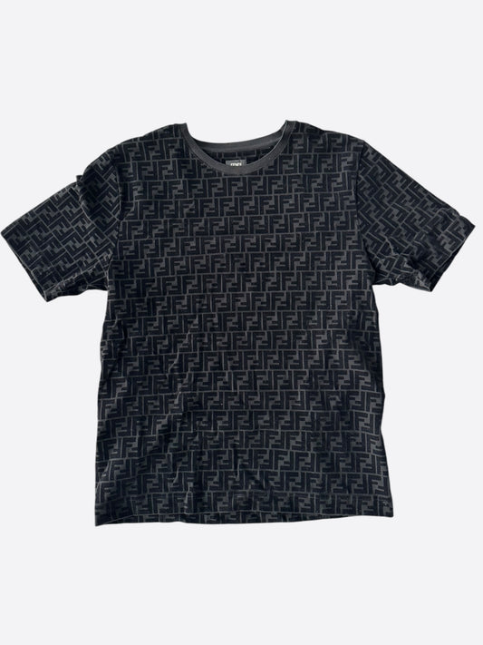 Fendi Black FF Monogram T-Shirt